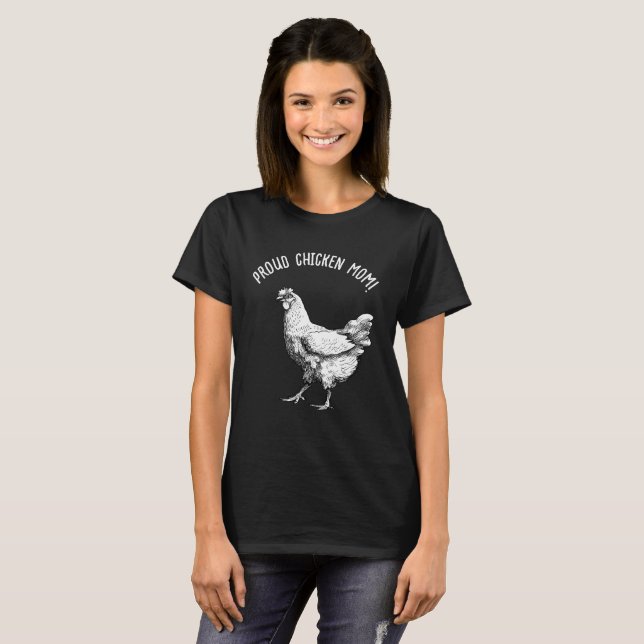Chicken mom! T-Shirt (Front Full)