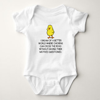 CHICKEN MOTIVES BABY BODYSUIT