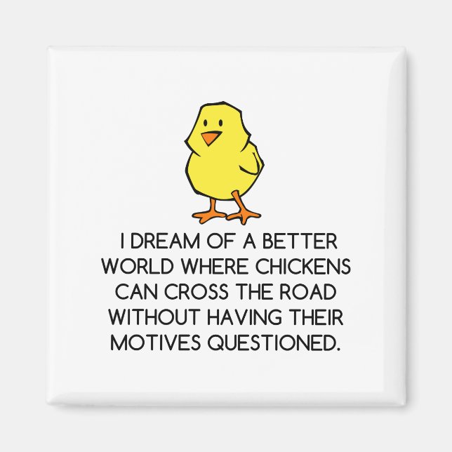 CHICKEN MOTIVES MAGNET (Front)