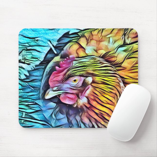 CHICKEN   MOUSE PAD (With Mouse)