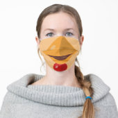 Chicken Mouth Beak Funny Kids Cartoon Smile Adult Cloth Face Mask (Worn)