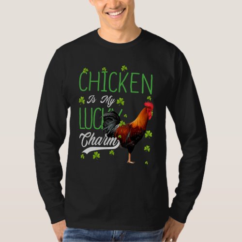 Chicken  My Dog Is My Lucky Charm T_Shirt