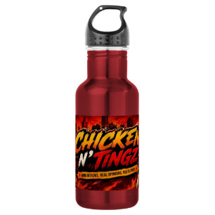 chicken N' tingz Stainless Steel Water Bottle