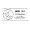 Chicken Name Family Farm Egg Carton Rubber Stamp