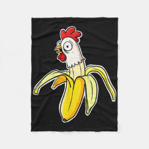 Chicken Nana Fleece Blanket