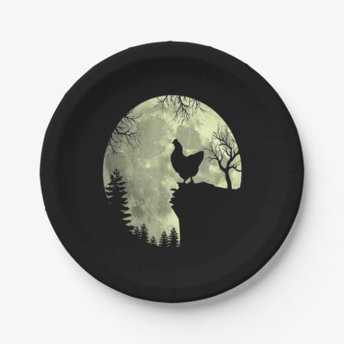 Chicken Night Costume Forest Hill White Essential  Paper Plates