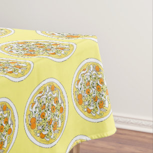 Chicken Noodle Soup Bowl Supper Dinner Party Tablecloth
