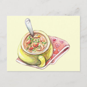 Chicken Noodle Soup Postcard
