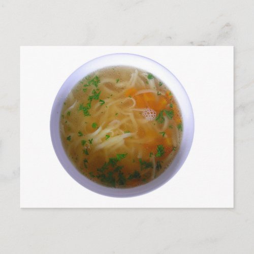 Chicken Noodle Soup Postcard