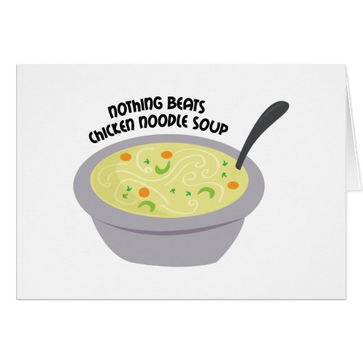 Chicken Noodles Soup Cards (Front Horizontal)
