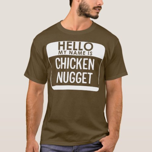 Chicken Nugget Costume Funny Easy Last Minute T_Shirt