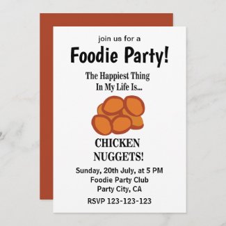 Chicken Nugget Fast Food Foodie Party