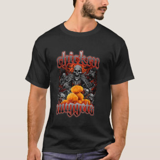 Chicken Nuggets Heavy Metal World Tour Hardcore Mu T-Shirt