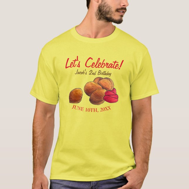 Chicken Nuggets with Ketchup Junk Fast Food Foodie T-Shirt (Front)