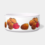 Chicken Nuggets with Ketchup Junk Food Foodie Bowl<br><div class="desc">Design features an original illustration of chicken nuggets with a squirt of ketchup. Great for any junk food foodie. This design is also available on other products. Lots of additional food designs are also available from this shop. Don't see what you're looking for? Need help with customization? Contact Rebecca to...</div>