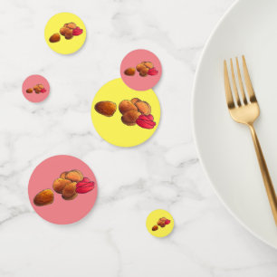 Chicken Nuggets with Ketchup Junk Food Foodie Confetti
