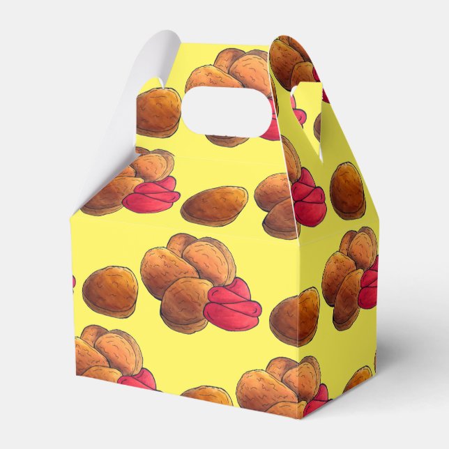 Chicken Nuggets with Ketchup Junk Food Foodie Favor Boxes (Front Side)