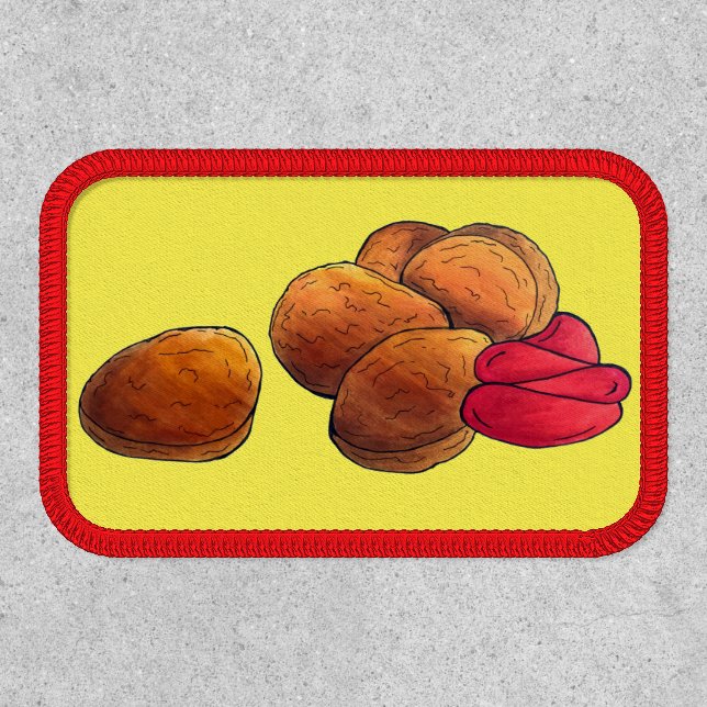 Chicken Nuggets with Ketchup Junk Food Foodie Patch (Front)