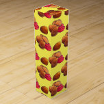 Chicken Nuggets with Ketchup Junk Food Foodie Wine Box<br><div class="desc">Design features an original illustration of chicken nuggets with a squirt of ketchup. Great for a birthday party, fast food restaurant, or any junk food fanatic. This chicken nugget design is also available on other products. Lots of additional food designs are also available from this shop. Don't see what you're...</div>