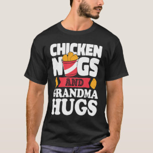 Chicken Nugs And Grandma Hugs Chicken Nugget T-Shirt