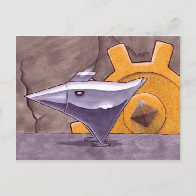 Chicken of Metal postcard (Front)