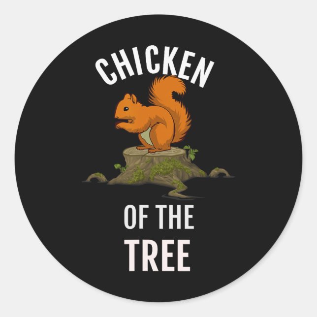 Chicken Of The Tree  Classic Round Sticker (Front)
