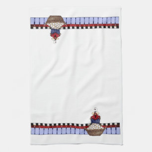 Chicken on a Basket - Kitchen Towel