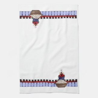 Chicken on a Basket - Kitchen Towel