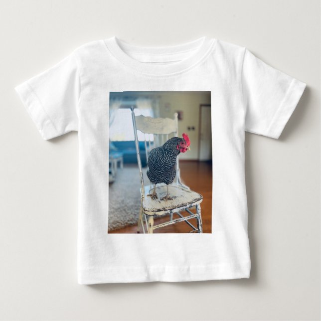 Chicken on a Chair Toddler T-Shirt (Front)