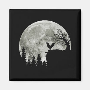 Chicken On Mountain Halloween Chicken Lovers Magnet