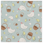 Chicken or the egg fun seamless pattern fabric