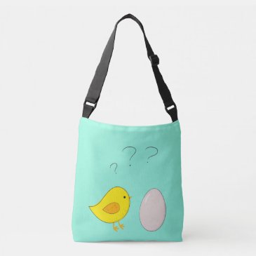 Chicken or the Egg Question Cute Cartoon Easter