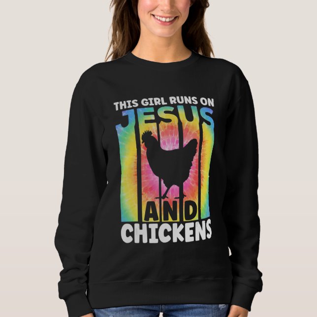 Chicken Outfit for Chicken Hen Lovers Apparel Wome Sweatshirt (Front)