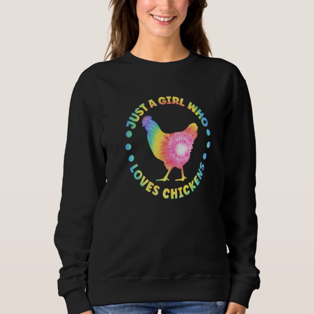 Chicken Outfit for Chicken Hen Lovers Apparel Wome Sweatshirt (Front)