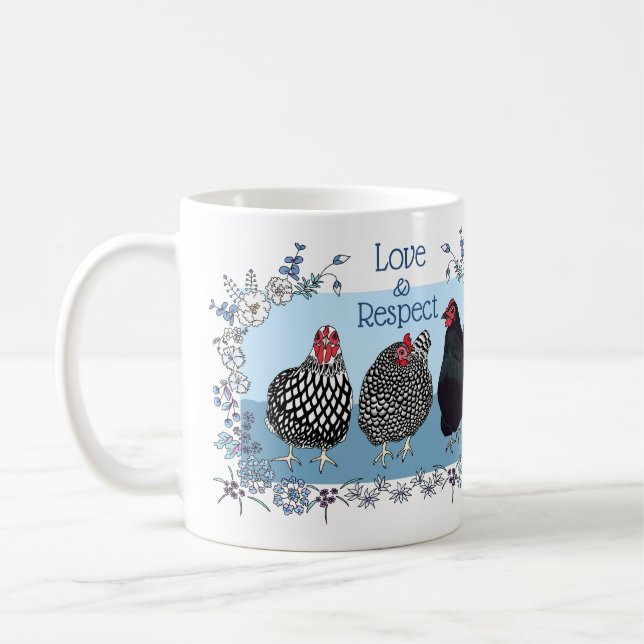 Chicken Paradise Hawaii Hens Mug／めんどりマグ Coffee Mug (Left)