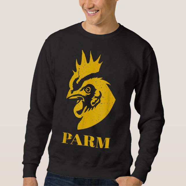 Chicken Parm Meat Lovers Farm   Sweatshirt (Front)