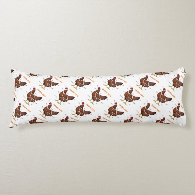 Chicken Parts Body Pillow (Front)