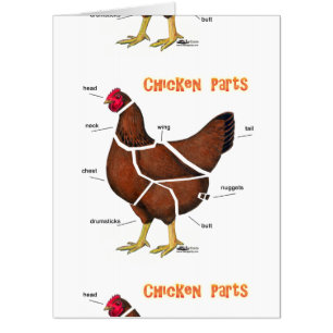 Chicken Parts Card
