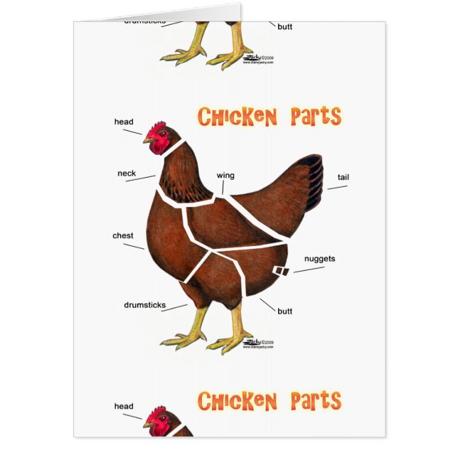 Chicken Parts Card (Front)