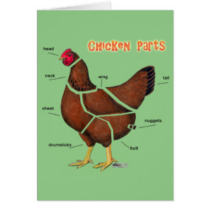 Chicken Parts Cards