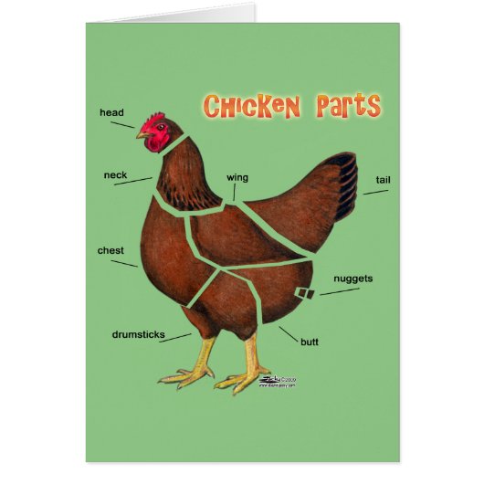 Chicken Parts Cards (Front)
