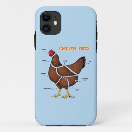 Chicken Parts iPhone 11 Case