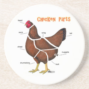 Chicken Parts Coaster