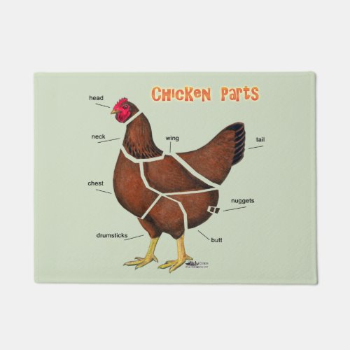 Chicken Parts Doormat