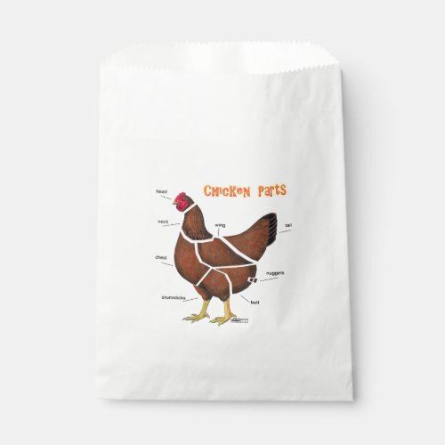 Chicken Parts Favor Bag