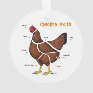 Chicken Parts Ornament