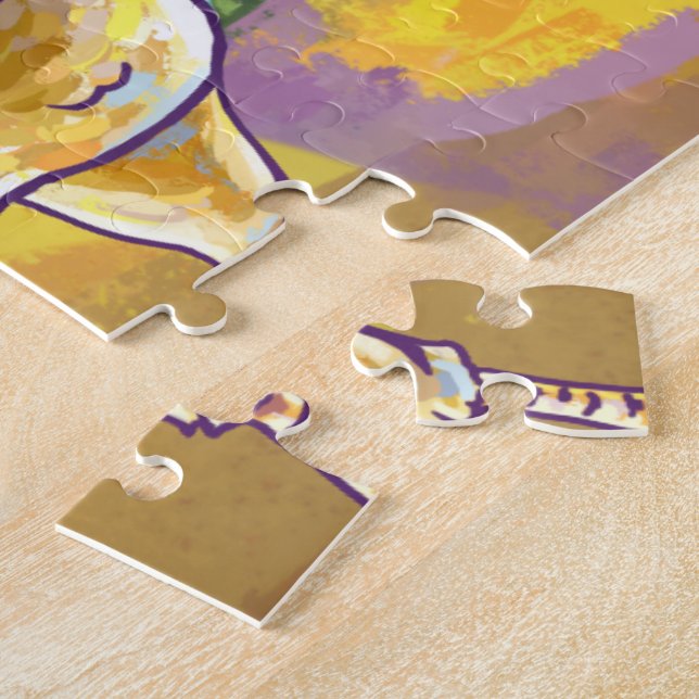 Chicken Party Center Jigsaw Puzzle (Side)