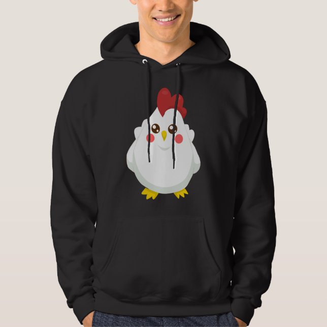chicken pattern hoodie (Front)