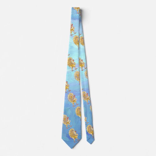 Chicken Patterns Tie