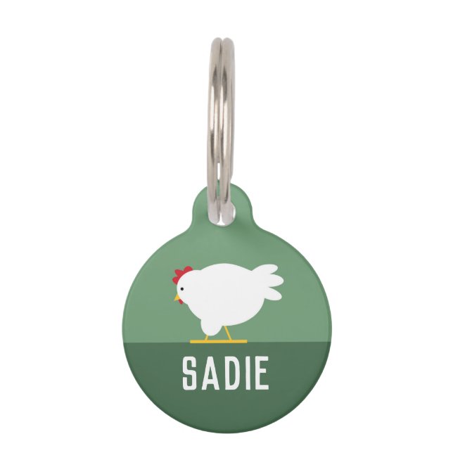 Chicken Pet ID Tag (Front)